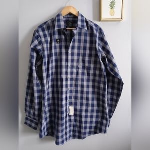 Shirt Shaquille O Neal Men  Button Up   Tall Fit 18 1/2  36/37  2 XL Purple New